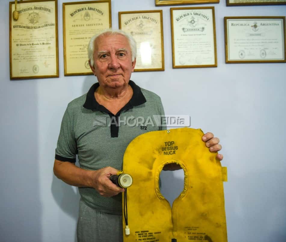 Miguel Ángel La Paz, el gualeguaychuense que sobrevivió al hundimiento del crucero Belgrano