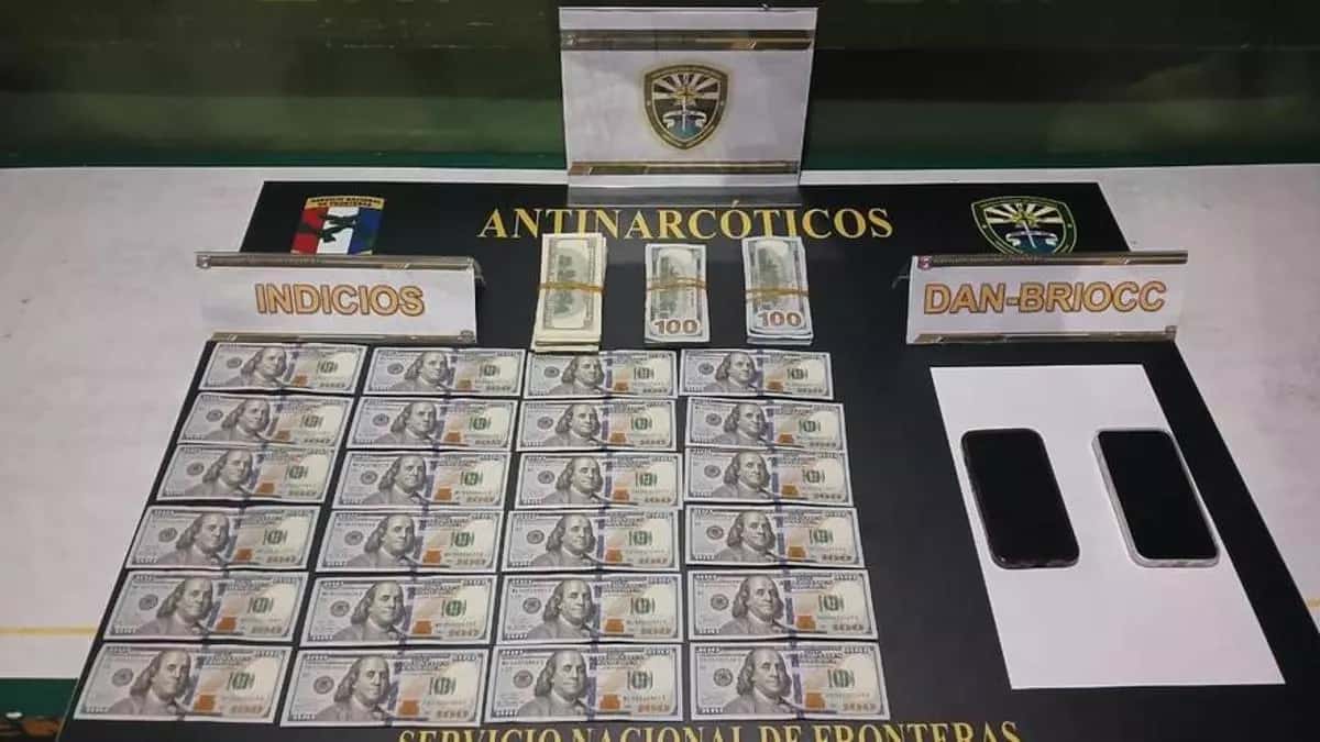 Una pareja de Gualeguaychú fue detenida en Paso Canoas: tenían más de 23 mil dólares que no pudieron justificar