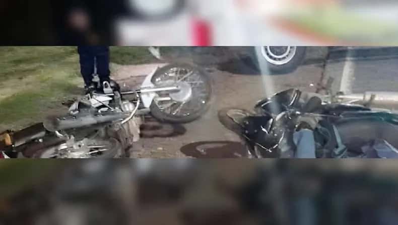 Choque fatal entre dos motos: murió un joven de 24 años