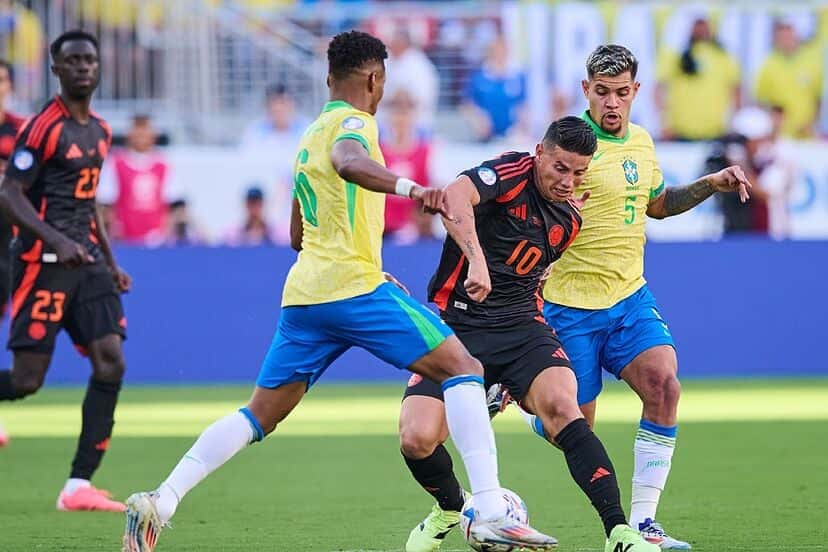 Tras el empate entre Colombia y Brasil, así quedó el cuadro de cuartos de final y la agenda de partidos