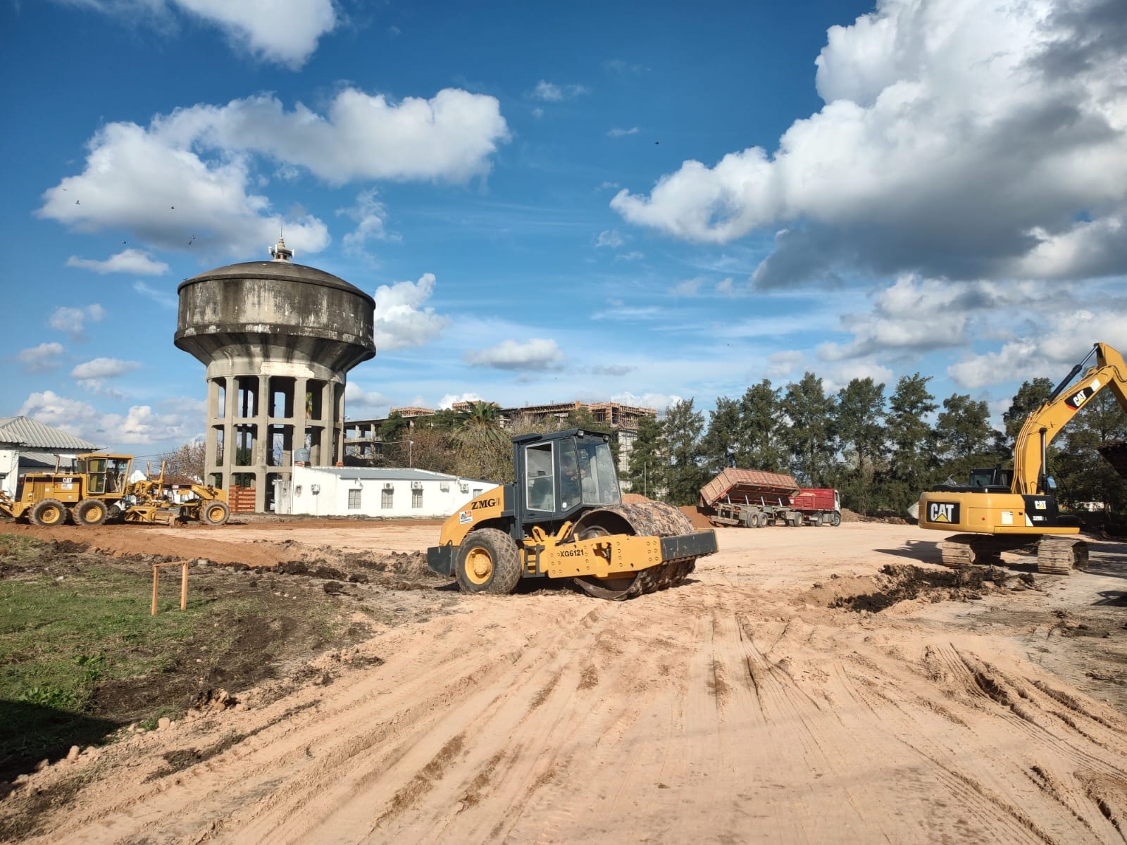 Avanza la construcción de la planta potabilizadora en Gualeguaychú El