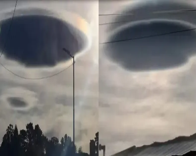 ¿Un OVNI en Chile?: apareció en el cielo un fenómeno extraño y abrió