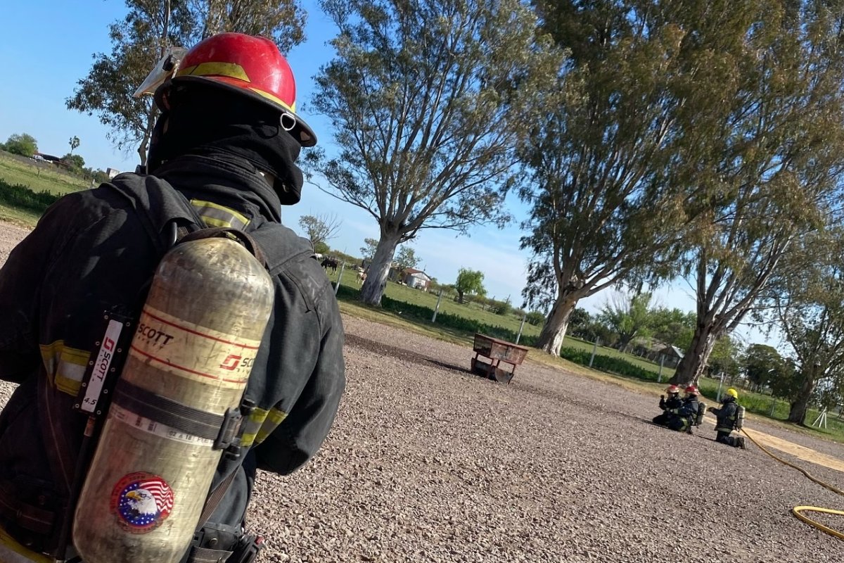 Los Bomberos tuvieron que sofocar cuatro incendios en un sólo día