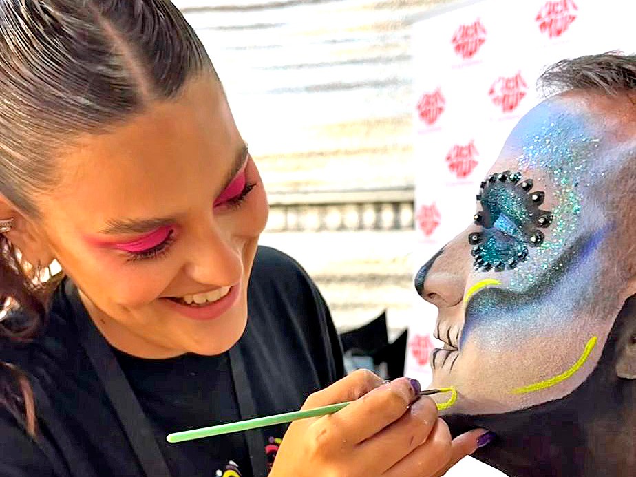 Luciana Gómez y sus manos mágicas detrás del asombroso maquillaje de Papelitos