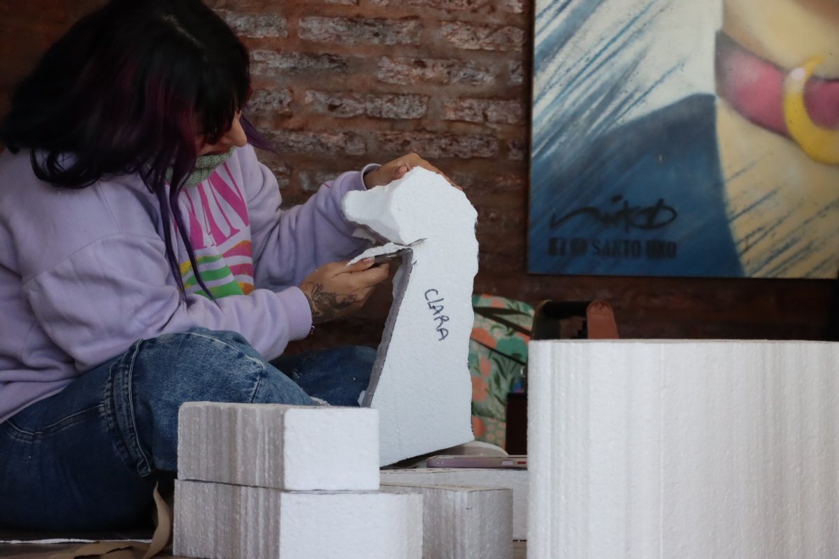 Semillero carnavalero: 170 personas se inscribieron al taller de Tallado en Telgopor