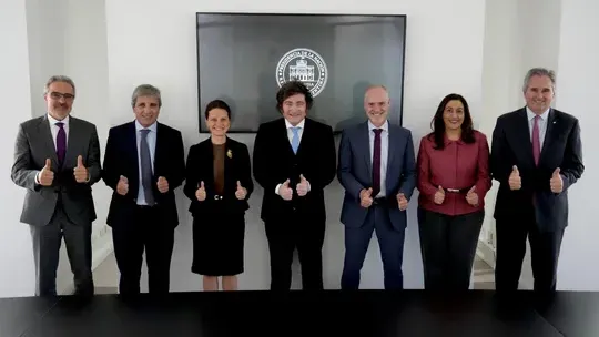 Milei recibió en Olivos a autoridades del Banco Mundial