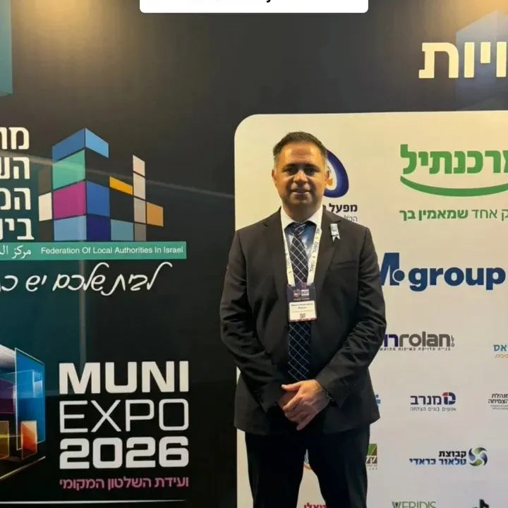 El intendente Mauricio Davico está en Israel para participar del "Muni Expo 2026"