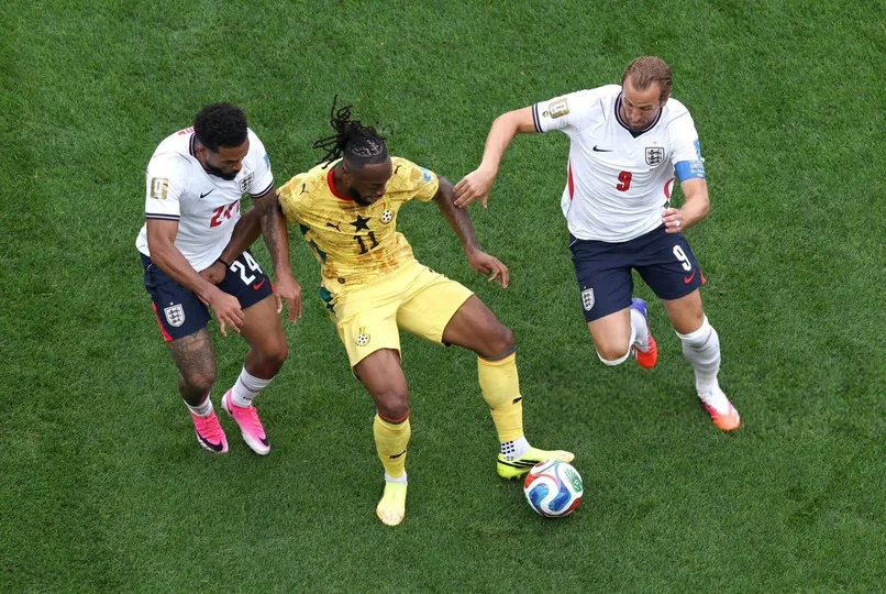 Inglaterra igualó sin goles ante Ghana y no pudo asegurar su pasaje a 16avos de final