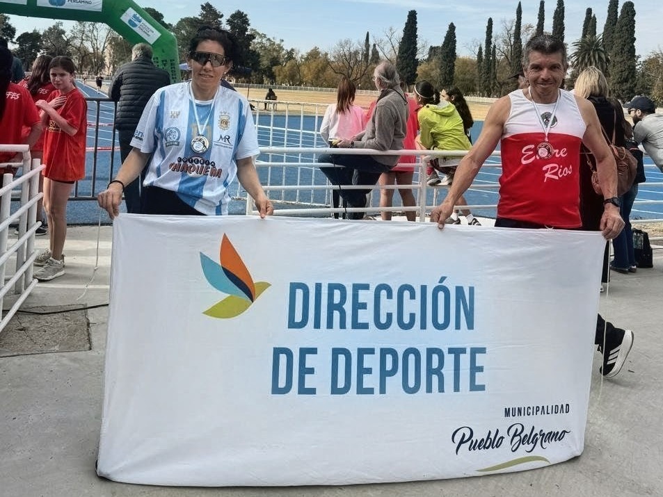 Marcos Billén y Lis Quinteros cumplieron una destacada labor en Pergamino