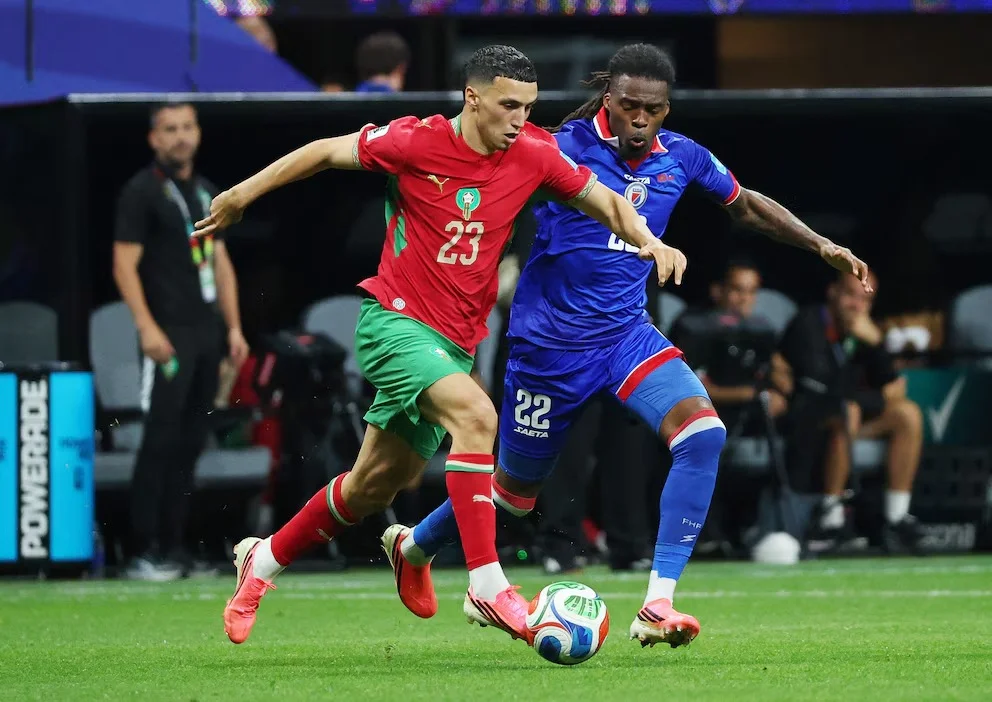 Marruecos se impuso 4-2 frente a Haití y clasificó a los 16avos de final como segundo del Grupo C