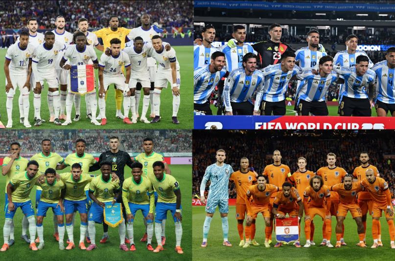 Las selecciones con los planteles más valiosos