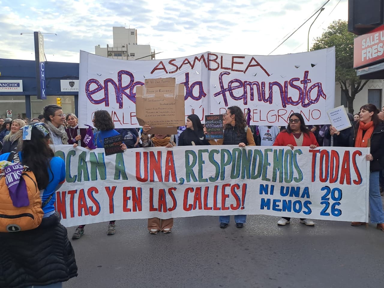 Gualeguaychú ya se manifiesta en una nueva movilización por Ni Una Menos