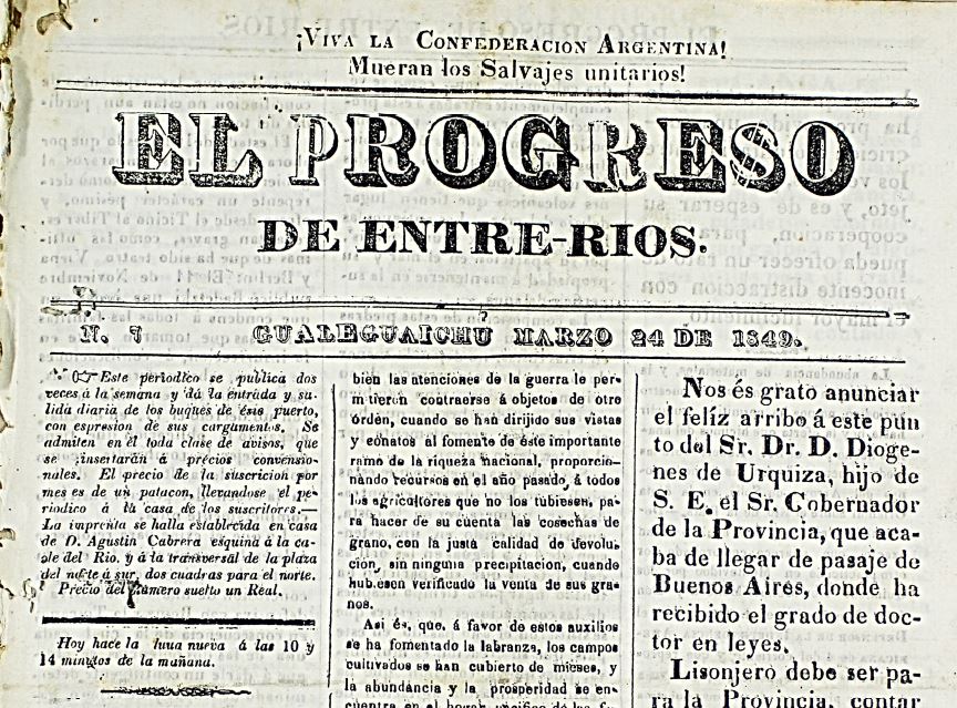 La ciudad que aprendió a contarse a sí misma: el nacimiento de la prensa en Gualeguaychú