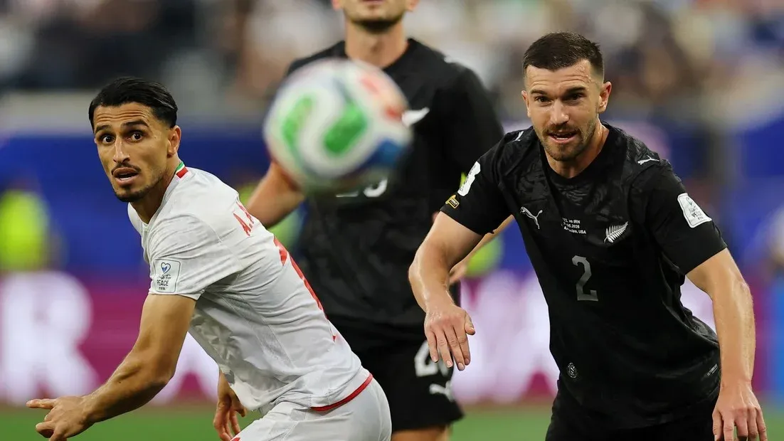 Irán y Nueva Zelanda, con Tim Payne, firmaron un 2-2 en un partido con llegadas de peligro y emociones hasta el final