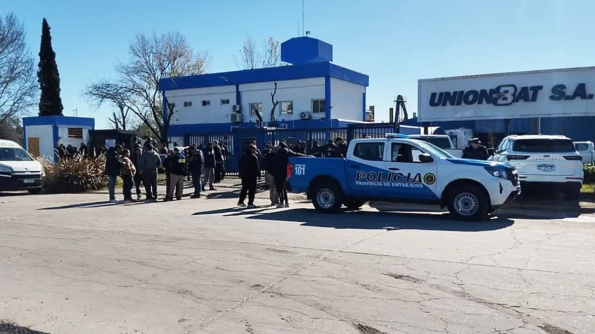 La Secretaría de Trabajo de Entre Ríos intervino ante el cierre de Unionbat S.A.