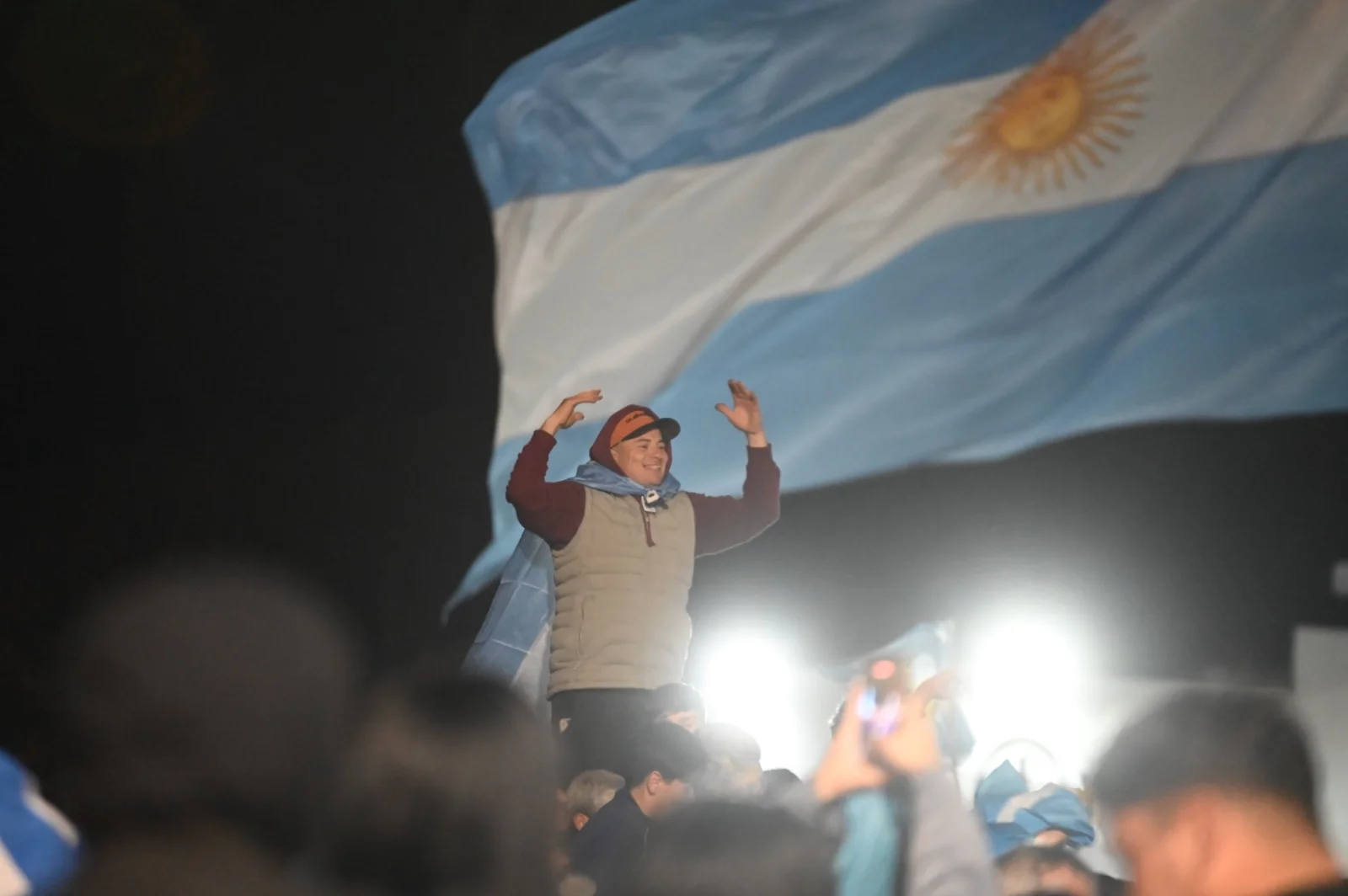¡Argentina a semifinales!: Las mejores fotos de los festejos en Gualeguaychú