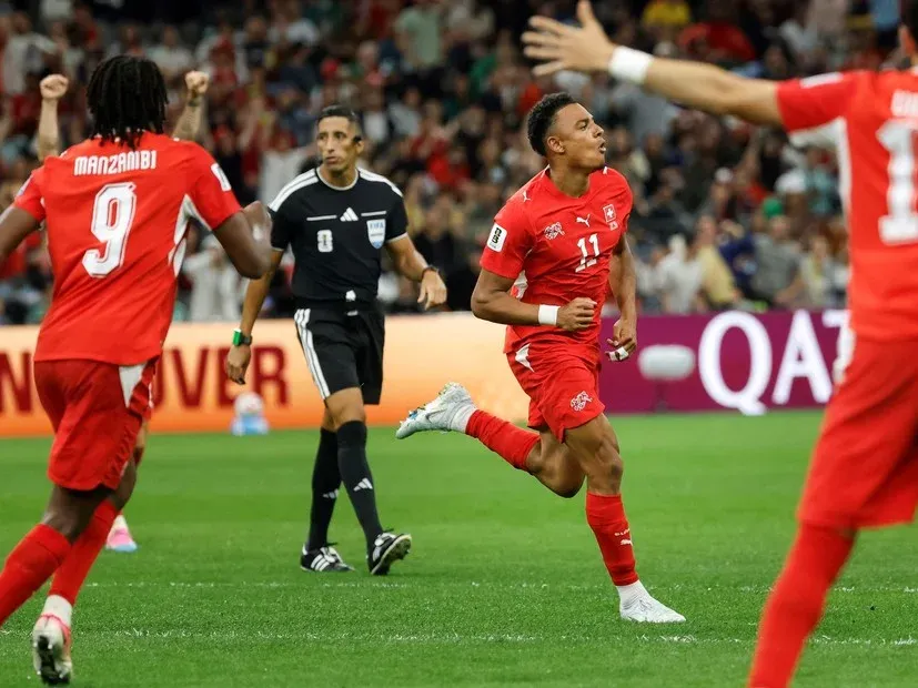 Suiza resolvió sin problemas el duelo ante Argelia y espera por Colombia o Ghana en octavos de final