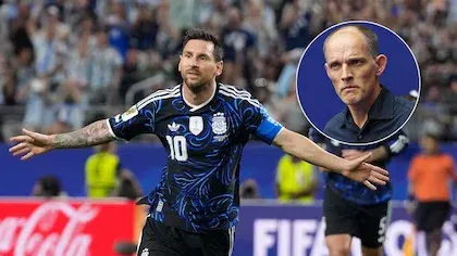 La reacción del entrenador ingles al enterarse por qué Argentina jugará con la camiseta azul